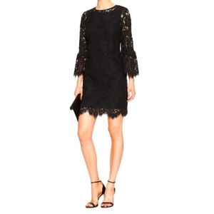 🎉 Host Pick 🎉 NWT Banana Republic Black Lace Dress With 3/4 Bell Sleeves - 4
